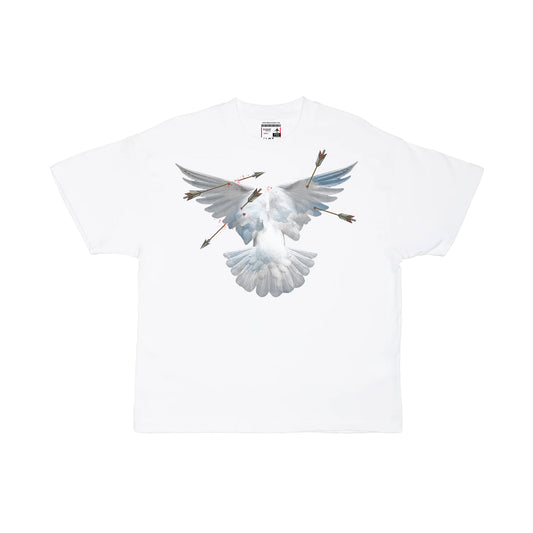 White Still Flying Heavy Tee