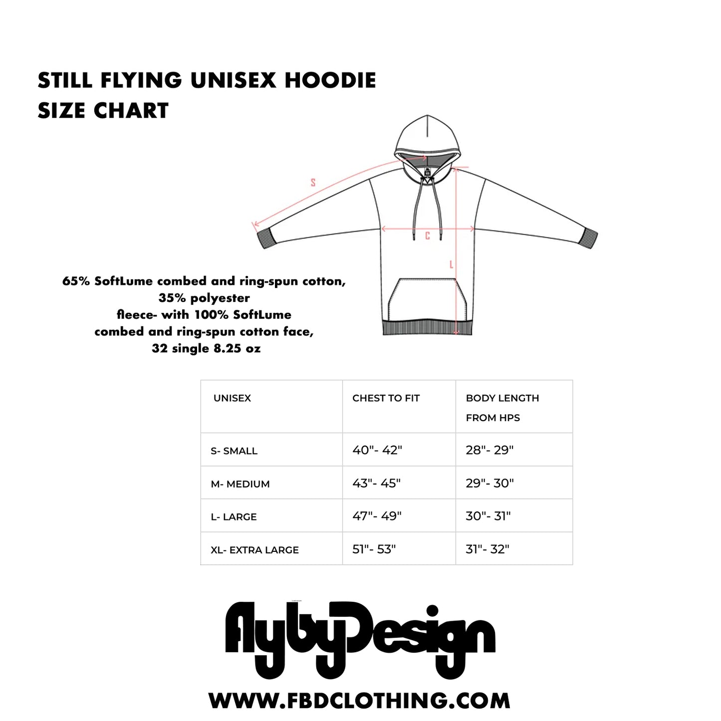 Black Still Flying Hoodie